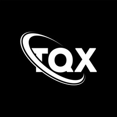 TQX logo. TQX letter. TQX letter logo design. Initials TQX logo linked with circle and uppercase monogram logo. TQX typography for technology, business and real estate brand.