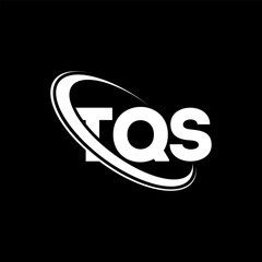TQS logo. TQS letter. TQS letter logo design. Initials TQS logo linked with circle and uppercase monogram logo. TQS typography for technology, business and real estate brand.