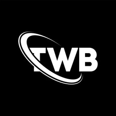TWB logo. TWB letter. TWB letter logo design. Initials TWB logo linked with circle and uppercase monogram logo. TWB typography for technology, business and real estate brand.