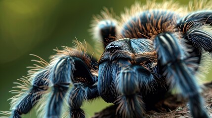 Closeup female of Spider Tarantula