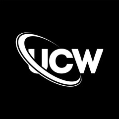 UCW logo. UCW letter. UCW letter logo design. Intitials UCW logo linked with circle and uppercase monogram logo. UCW typography for technology, business and real estate brand.