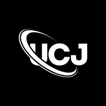 UCJ logo. UCJ letter. UCJ letter logo design. Intitials UCJ logo linked with circle and uppercase monogram logo. UCJ typography for technology, business and real estate brand.
