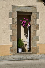 porte décorée