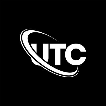 UTC logo. UTC letter. UTC letter logo design. Initials UTC logo linked with circle and uppercase monogram logo. UTC typography for technology, business and real estate brand.