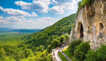 Fototapeta na wymiar magnificent view of the devetaki cave bulgaria
