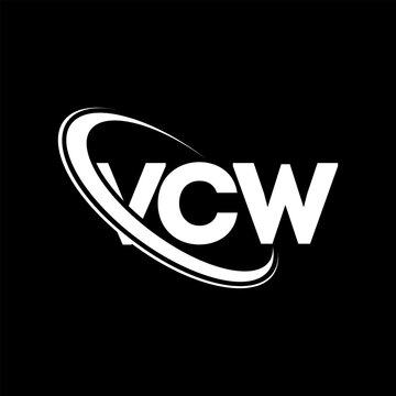 VCW logo. VCW letter. VCW letter logo design. Intitials VCW logo linked with circle and uppercase monogram logo. VCW typography for technology, business and real estate brand.
