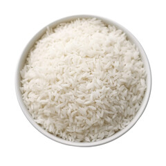 rice isolated on white.
