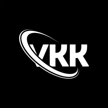 VKK logo. VKK letter. VKK letter logo design. Initials VKK logo linked with circle and uppercase monogram logo. VKK typography for technology, business and real estate brand.
