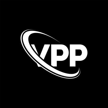 VPP logo. VPP letter. VPP letter logo design. Initials VPP logo linked with circle and uppercase monogram logo. VPP typography for technology, business and real estate brand.