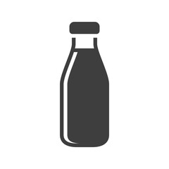 milk bottle icon design vector template