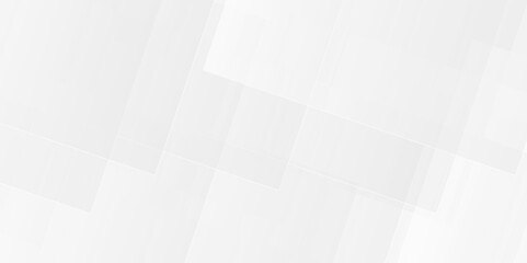 Modern abstract white curve square lines triangle technology backdrop. white light grey background. Space design concept. Decorative web layout poster, banner. White grey background vector design.
