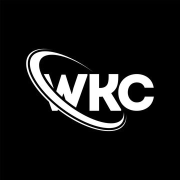 WKC logo. WKC letter. WKC letter logo design. Initials WKC logo linked with circle and uppercase monogram logo. WKC typography for technology, business and real estate brand.
