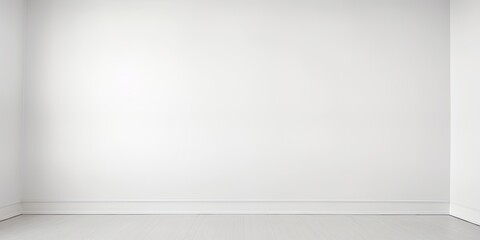 The blank canvas in the minimalist room awaits deeper significance.