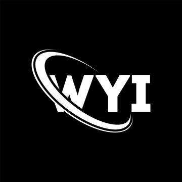 WYI logo. WYI letter. WYI letter logo design. Initials WYI logo linked with circle and uppercase monogram logo. WYI typography for technology, business and real estate brand.
