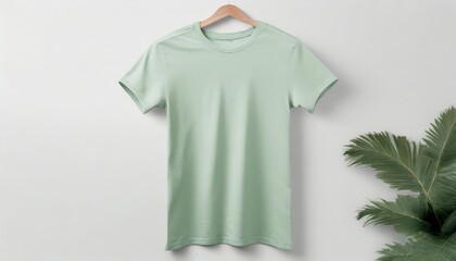 front green pastel t shirt mockup