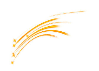 glowing shiny light lines, curve light effect