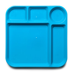 Blue Food Tray