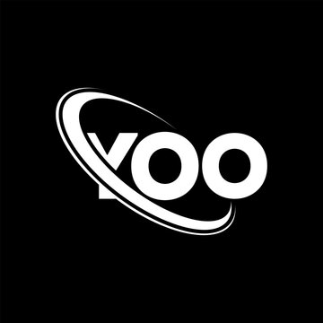 YOO logo. YOO letter. YOO letter logo design. Initials YOO logo linked with circle and uppercase monogram logo. YOO typography for technology, business and real estate brand.