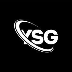 YSG logo. YSG letter. YSG letter logo design. Initials YSG logo linked with circle and uppercase monogram logo. YSG typography for technology, business and real estate brand.