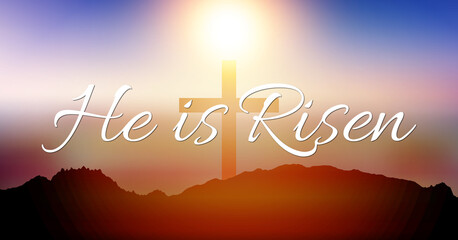 He is Risen Background - 725758402
