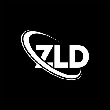 ZLD logo. ZLD letter. ZLD letter logo design. Initials ZLD logo linked with circle and uppercase monogram logo. ZLD typography for technology, business and real estate brand.