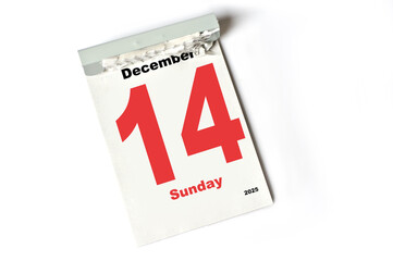 14 .  December 2025