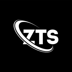 ZTS logo. ZTS letter. ZTS letter logo design. Initials ZTS logo linked with circle and uppercase monogram logo. ZTS typography for technology, business and real estate brand.