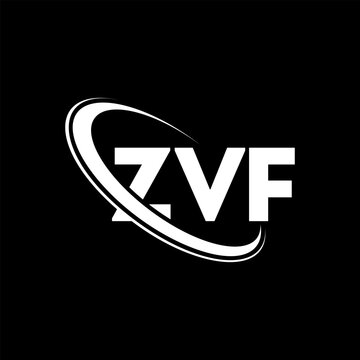 ZVF logo. ZVF letter. ZVF letter logo design. Initials ZVF logo linked with circle and uppercase monogram logo. ZVF typography for technology, business and real estate brand.