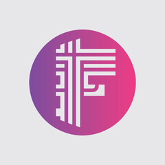 letter F Logo gradient colorful design illustration logo template design, flat letter f logo vectors