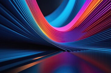 Geometric shapes: Multicolored abstract 3d background.