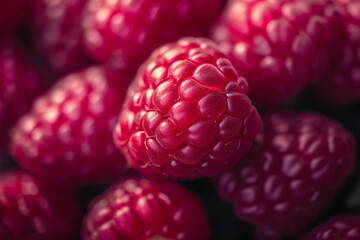 Delicious Raspberry Close-Up