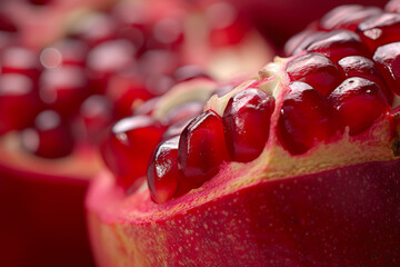 Vivid Macro Pomegranate Delight