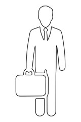 businessman with briefcase