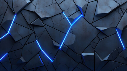 3d Abstract futuristic grey background with lights as wallpaper illustration