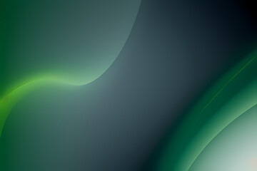 Luxury Green Background. Abstract Green Waves. Abstract background with wavy lines and dots. Modern abstract background for design. Vector illustration for brochure, flyer