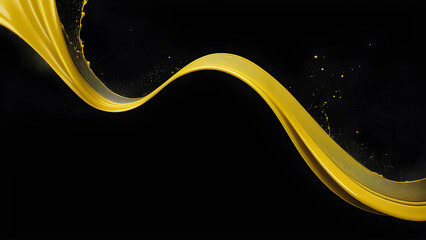 yellow paint wave background. wallpaper