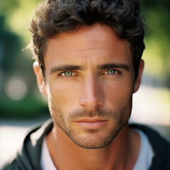 Obraz premium A realistic Male Portrait