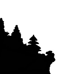 Balinese silhouettes that can be used in your designs