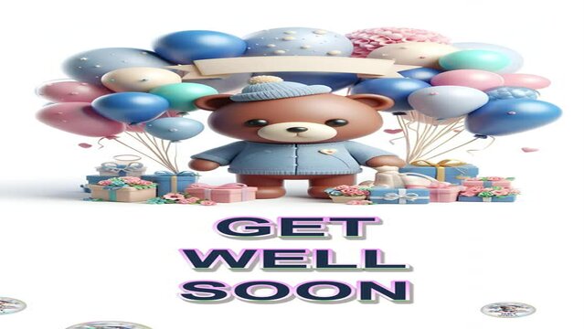 Immerse yourself in the uplifting journey of healing with our Full HD 4K vertical Get Well Soon video, designed to bring comfort and well-wishing messages in a visually engaging portrait format