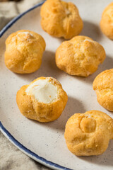 French Homemade Mini Cream Puff