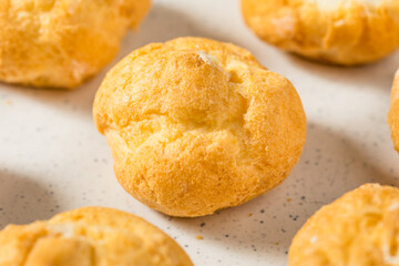 French Homemade Mini Cream Puff
