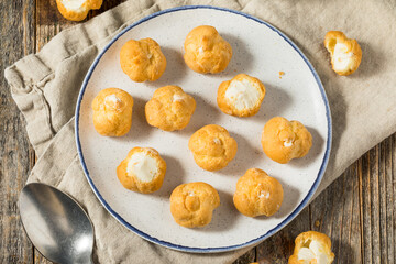 French Homemade Mini Cream Puff