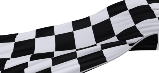 flag finish race sport 3d champion winner