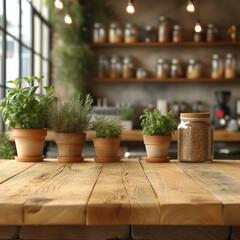 Kitchen background top counter interior wood blur home wooden empty room light white. Top kitchen product background desk modern window food display design texture tabletop restaurant board wall space
