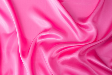 Close up of pink silk background
