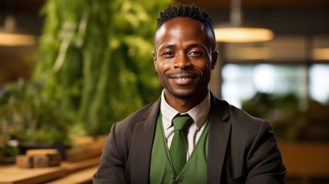 a young man wearing glasses is smiling, light-filled