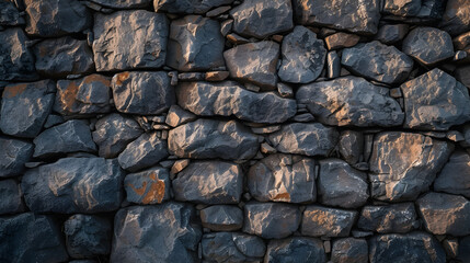 wall texture of rustic stones