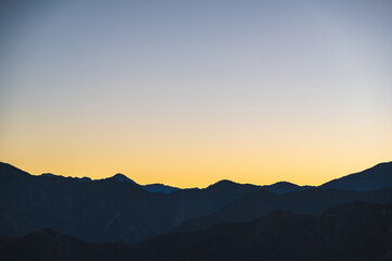 Breathtaking sunrise vista from Alishan Mountain, Taiwan. The Alishan National Scenic Area is a mountain retreat and nature reserve situated in Alishan Township, Chiayi County, Taiwan.
