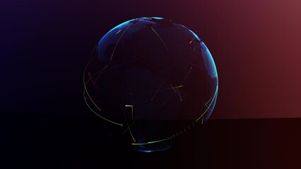 Vertical Planet globe earth world global animation vertical and horizontal maps screen broadcasts 4K social media element screen Display resolution excellent quality High Resolution Image high quality