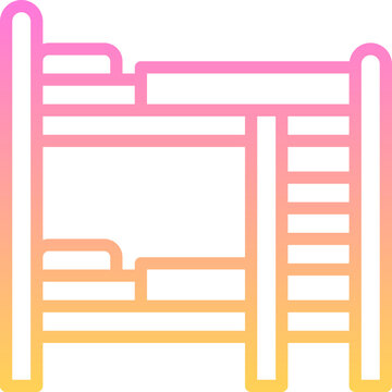 recommend clip art: Bunk bed icon